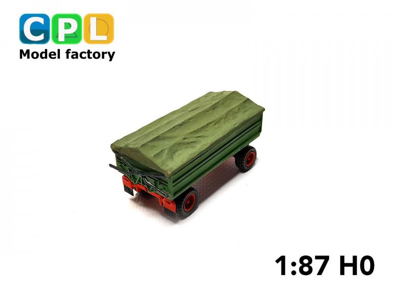 Preview: HW 80.11 ND geschlossene Plane gruen rot